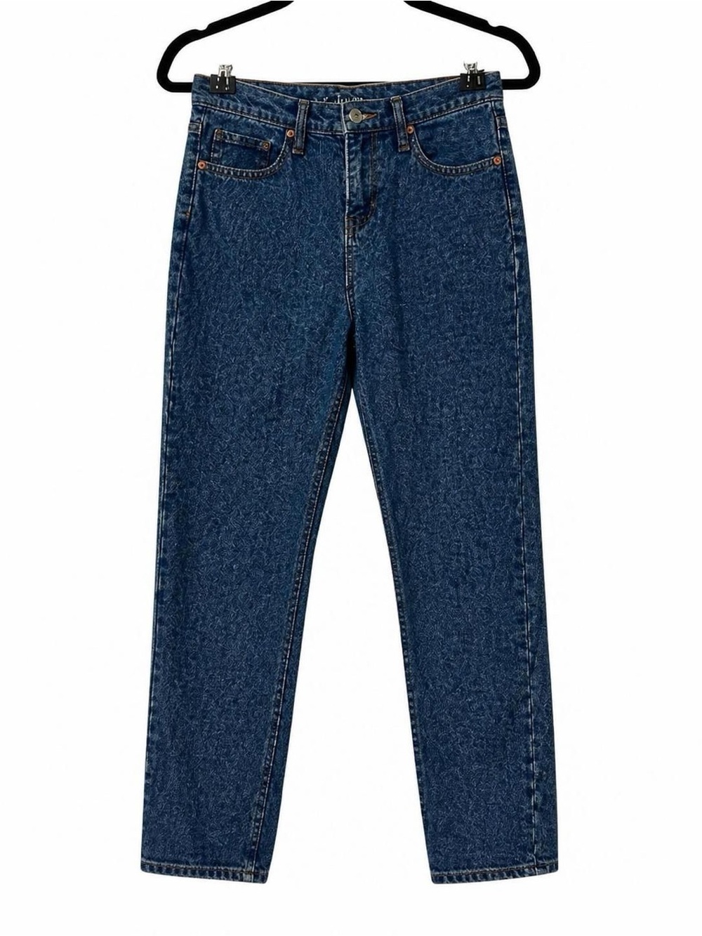 wild fable Dark Blue Straight Leg - High Rise Mom Jeans